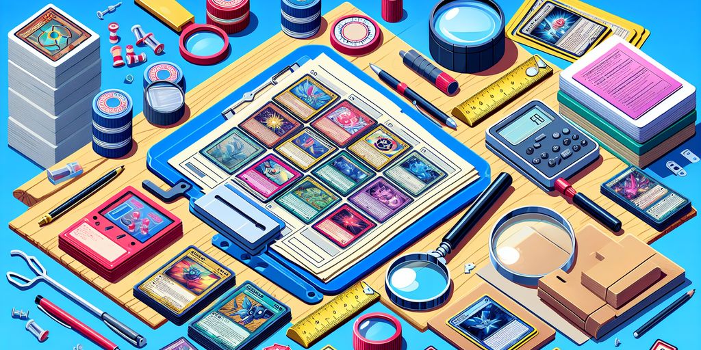 trading card games grading evaluation